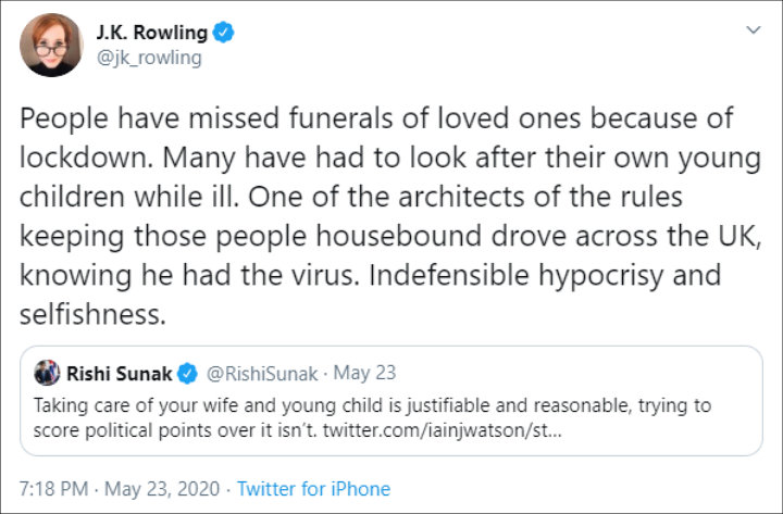 J. K. Rowling's Tweet 03
