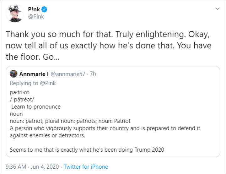 Pink's Response 01