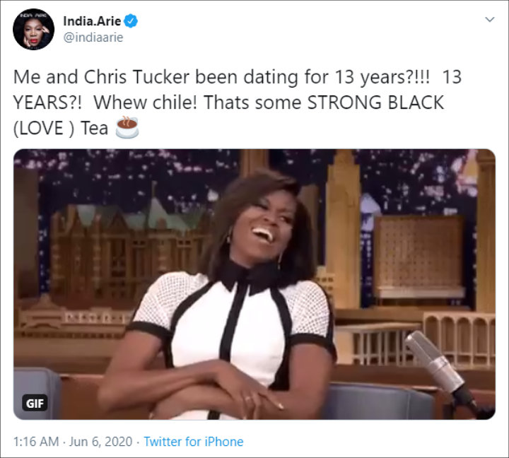 India Arie Responds to Chris Tucker Dating Speculation