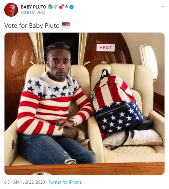 Lil Uzi Vert Shows Patriotic Side After Announcing Presidential Bid