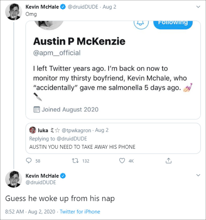 Kevin McHale's Tweet 02