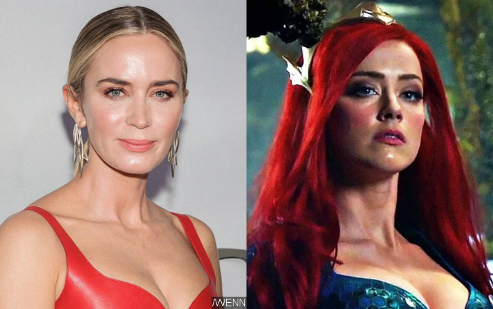 Emily Blunt Rumored to Replace Amber Heard as Mera in 'Aquaman' Sequel