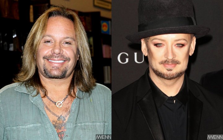 Vince Neil and Boy George