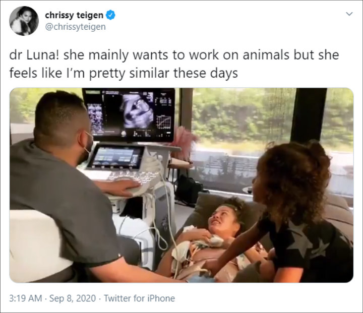 Chrissy Teigen's Tweet