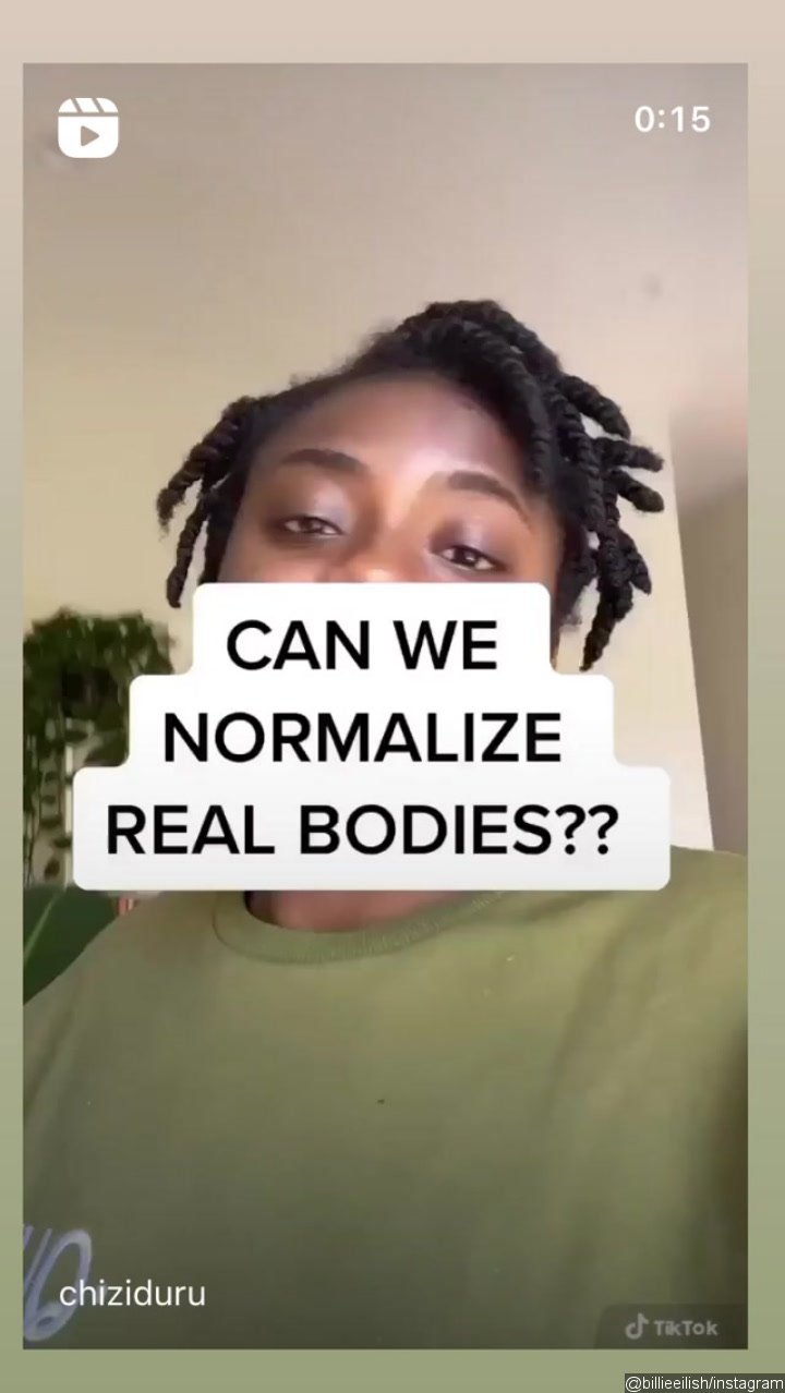 Billie Eilish's IG Story