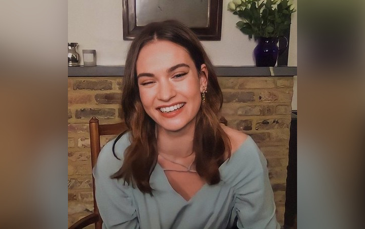 Lily James Makes TV Appearance as She and Dominic West Are Investigated for Violating Covid-19 Rules