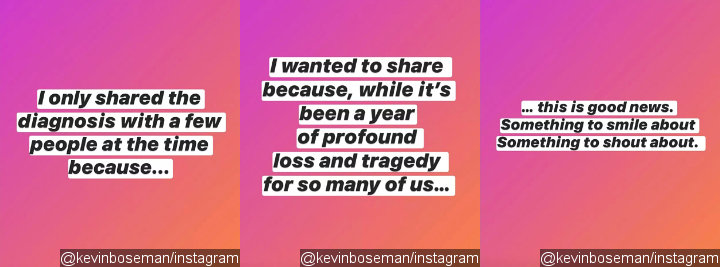 Kevin Boseman's IG Story