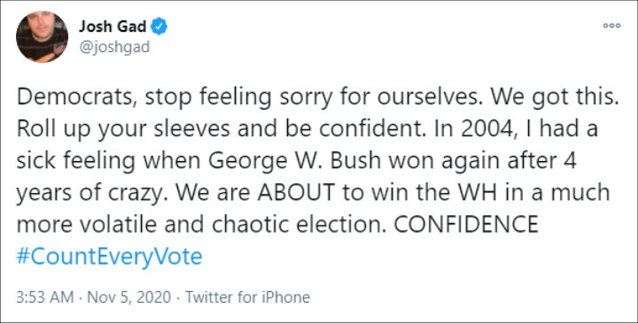 Josh Gad's Tweet