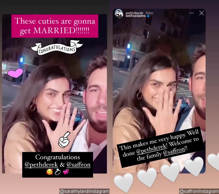 Saffron Vadher and Sarah Hyland's IG Story