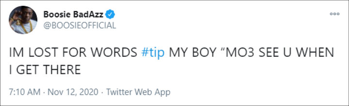 Boosie Badazz's Tweet