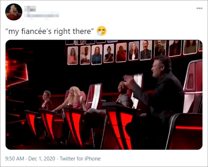Blake Shelton's Fan's Tweet