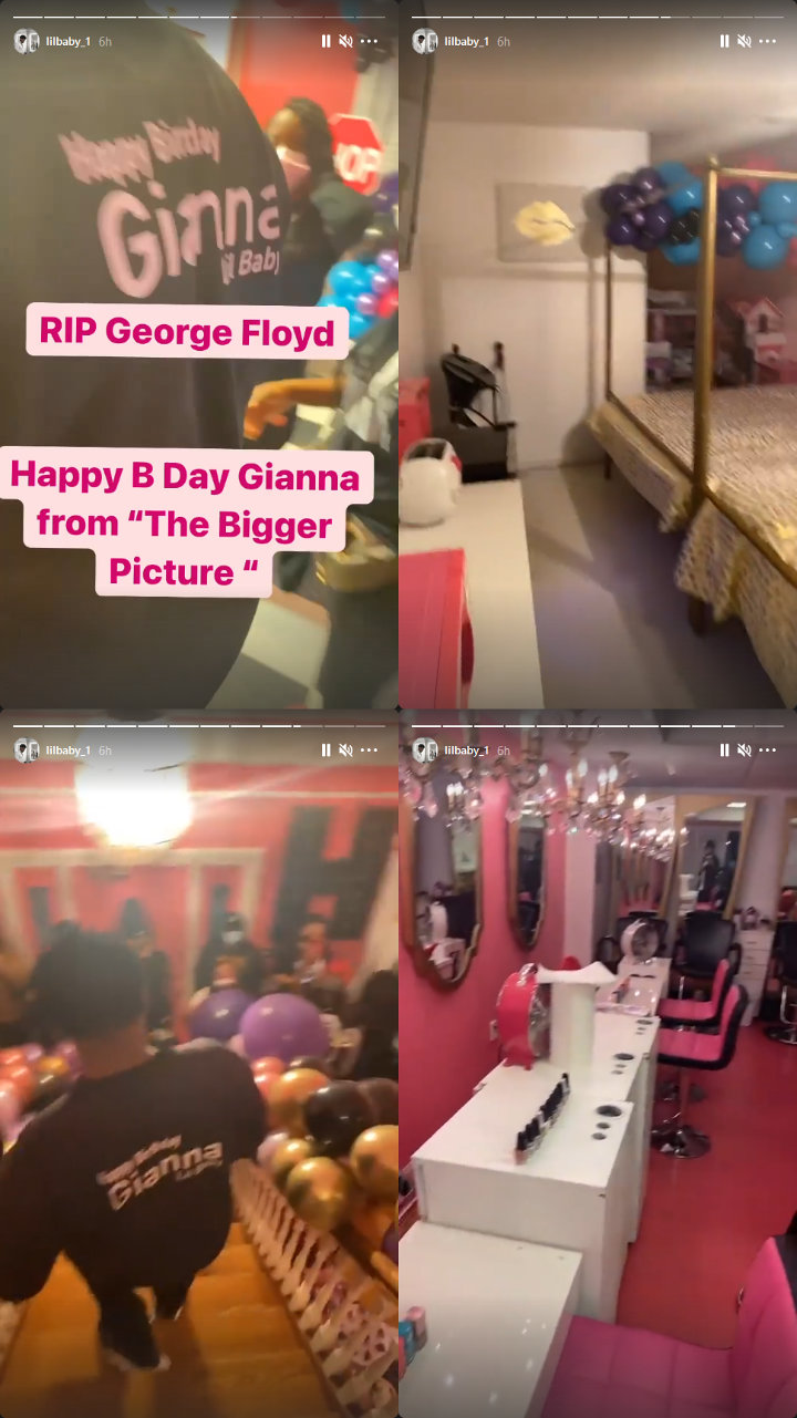 Lil Baby's IG Story