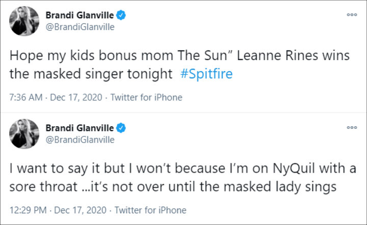 Brandi Glanville's Tweets