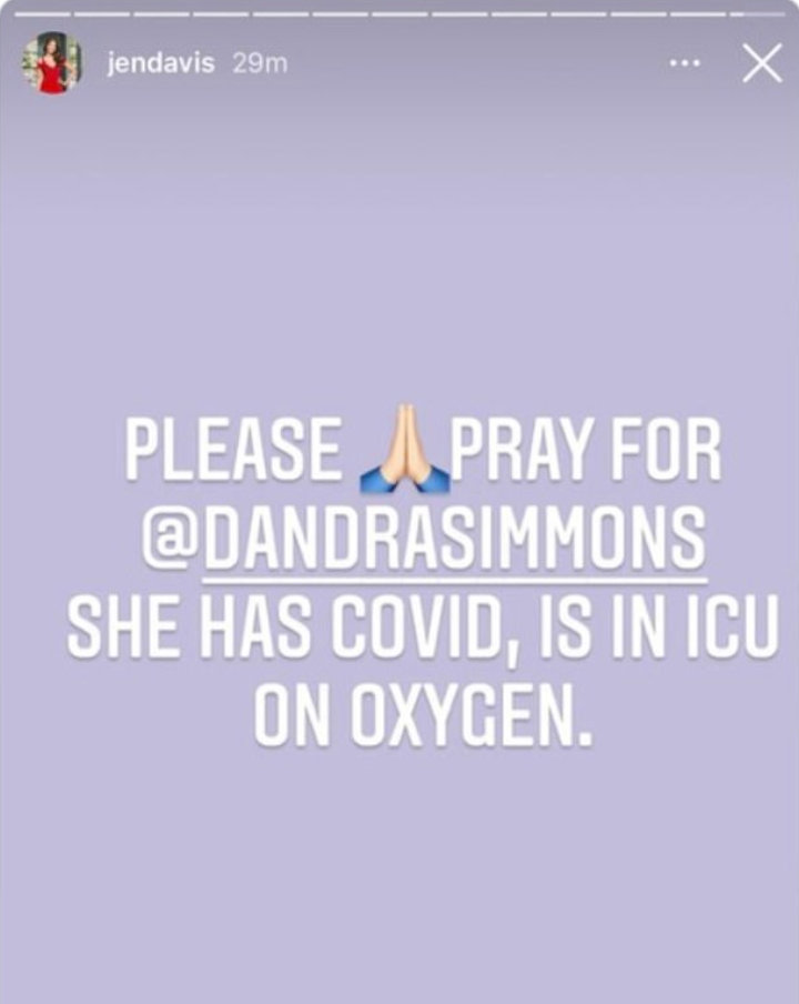 Jennifer David's IG Story