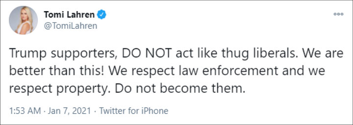 Tomi Lahren's Tweet