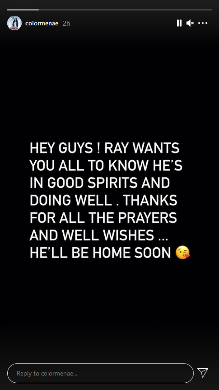Reginae Carter's Instagram Story