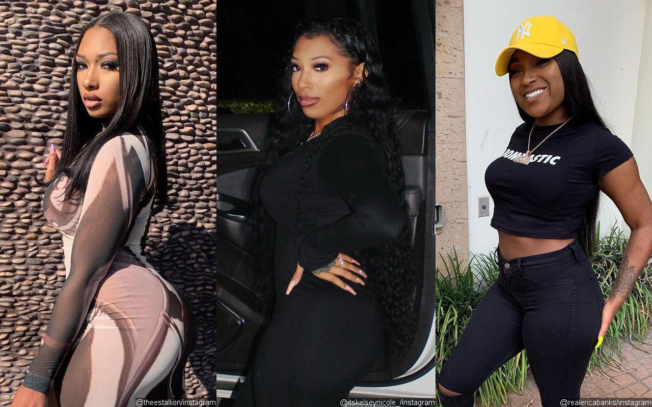 Megan Thee Stallion's Ex BFF Kelsey Nicole Under Fire for Supporting Rival Erica Banks 
