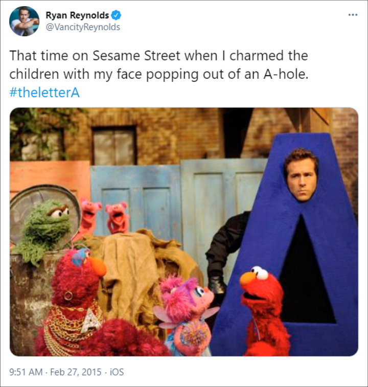 Ryan Reynolds' Tweet