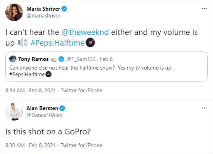 Maria Shriver and Alan Bersten's Twitter Posts