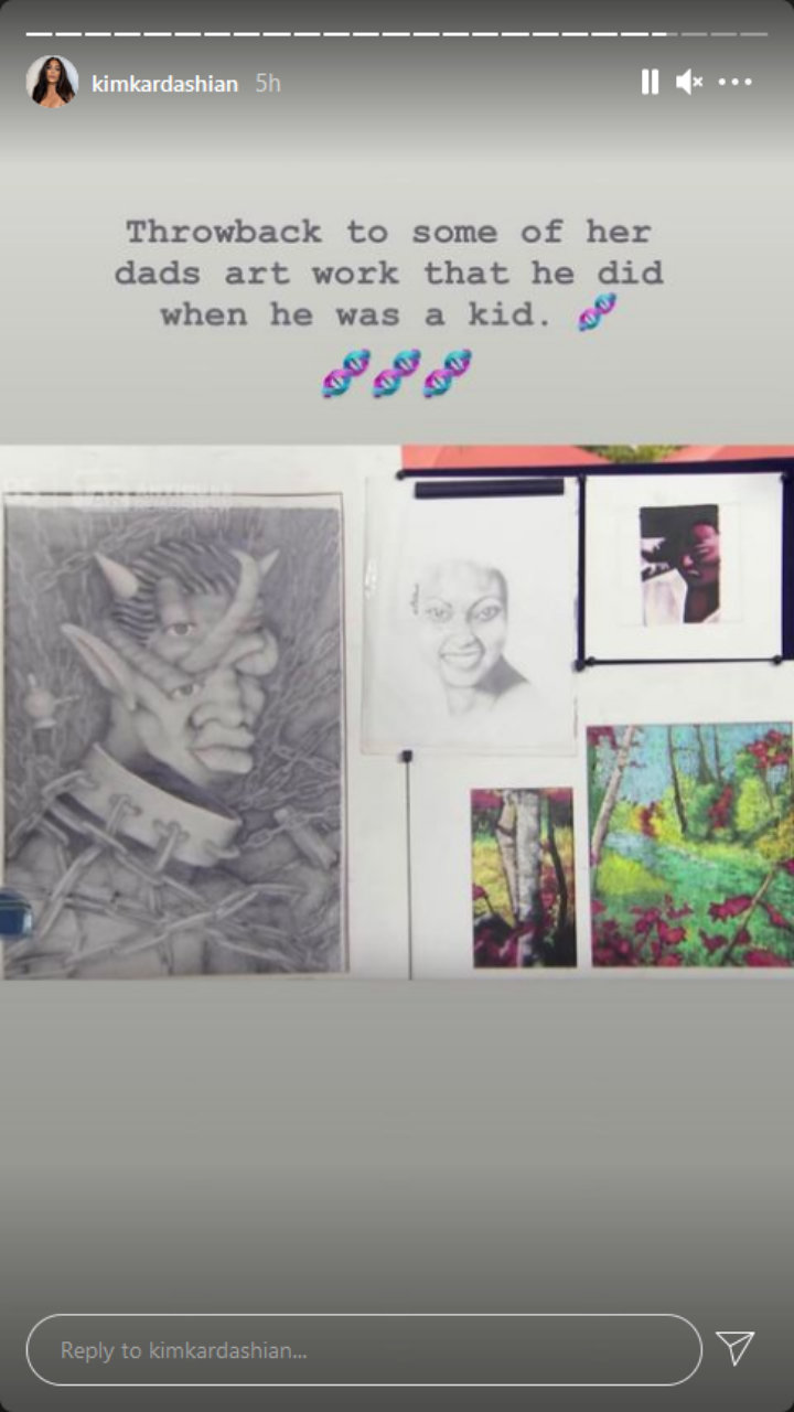 Kim Kardashian's IG Story
