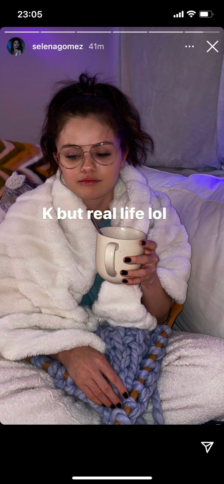 Selena Gomez's IG Story
