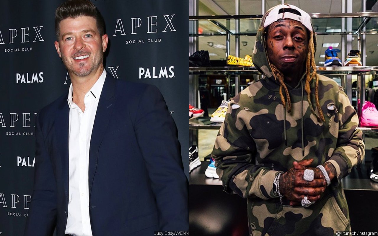 Robin Thicke Turns Bank Robbery Experience Into Song for Lil Wayne's Grammy-Winning Album