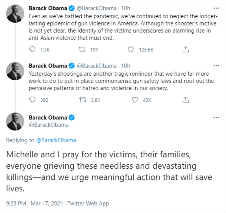 Barack Obama's Twitter Post