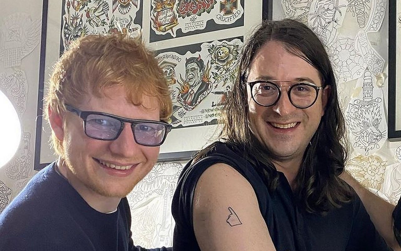 Ed Sheeran Gets Matching Tattoos With Michael Gudinski's Son as Tribute