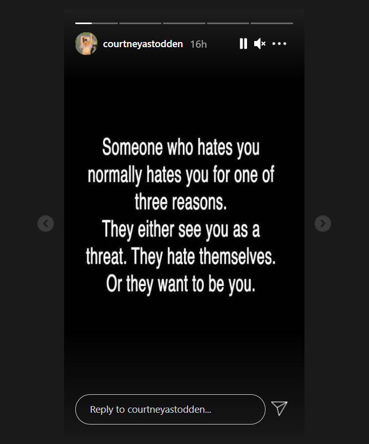 Courtney Stodden via Instagram Story