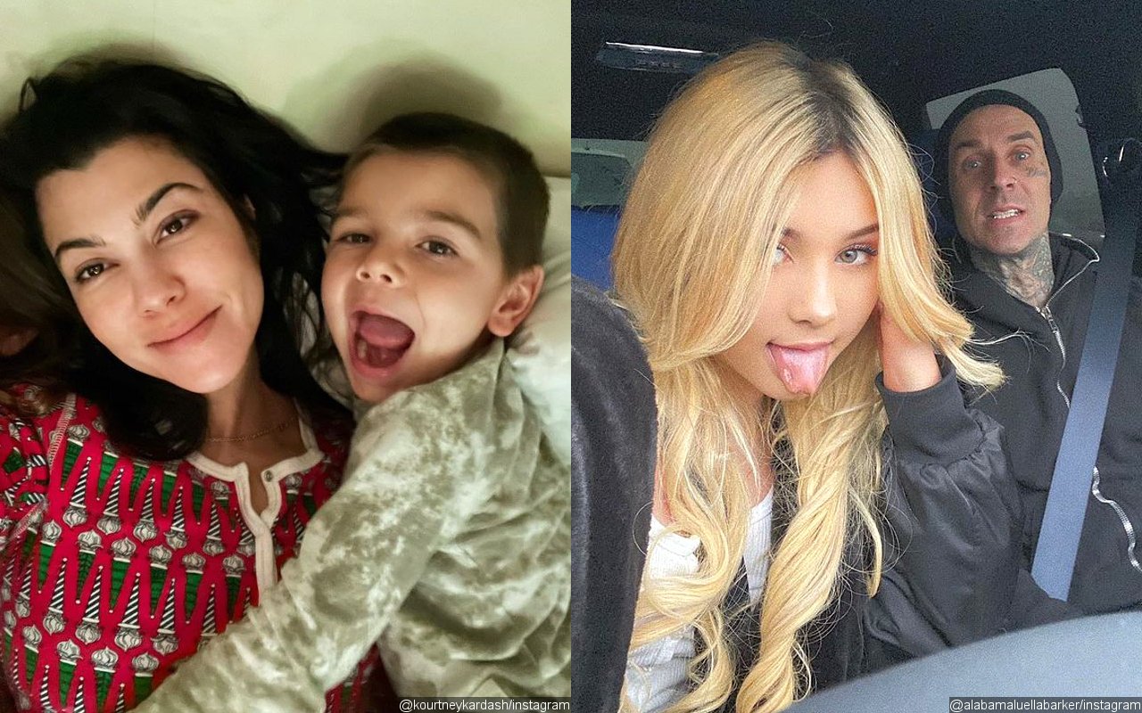 Kourtney Kardashian's Son Reign Drops F-Bomb on Travis Barker's Daughter's TikTok Video