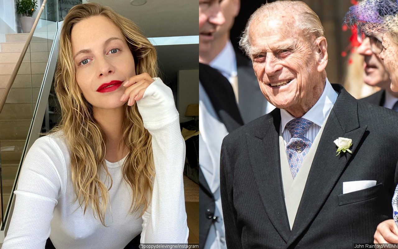Poppy Delevingne Pays Tribute to Prince Philip With Throwback Pic of Him and Her Grandmother