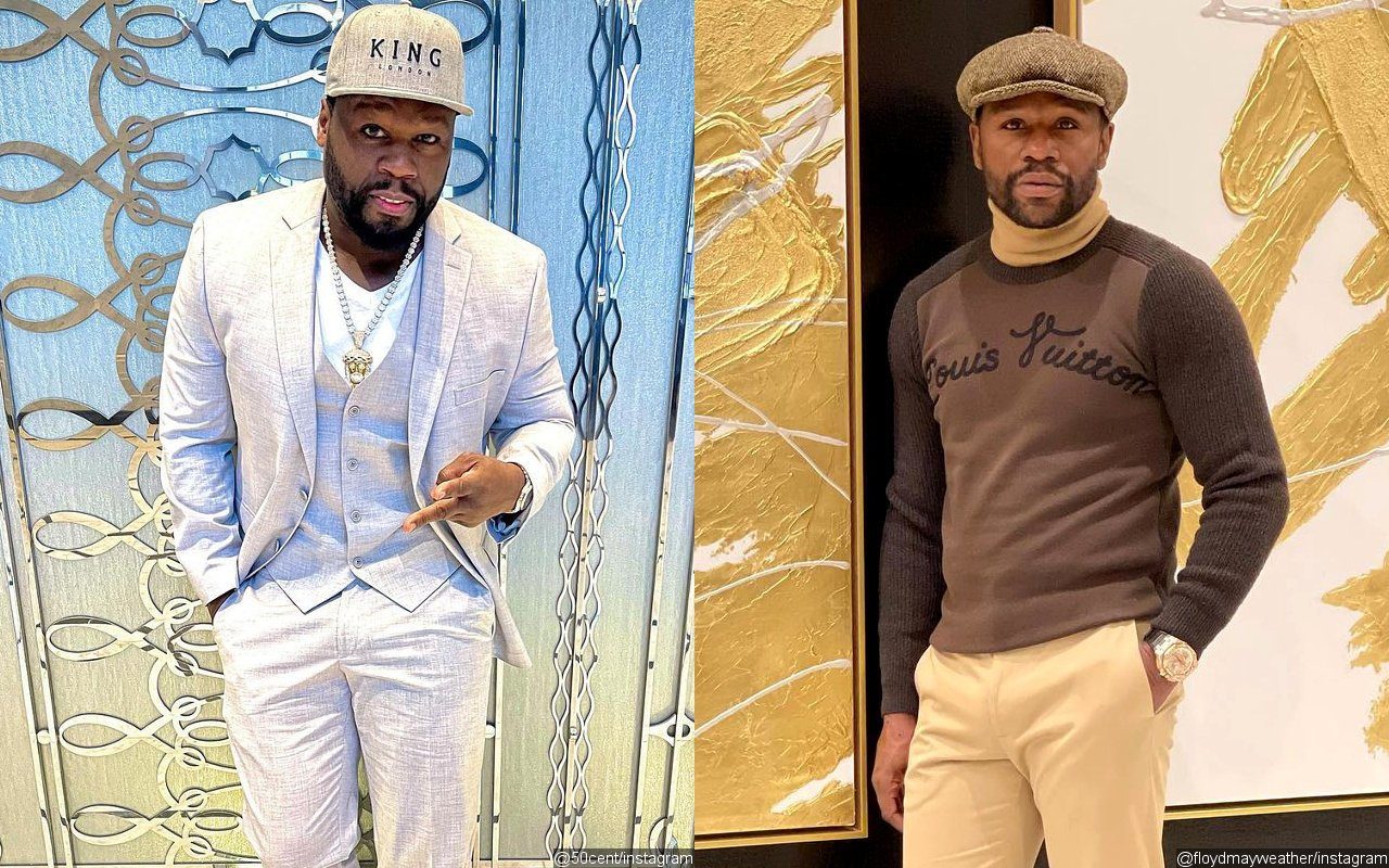 50 Cent Takes a Dig at Floyd Mayweather's Hair After Jake Paul Brawl
