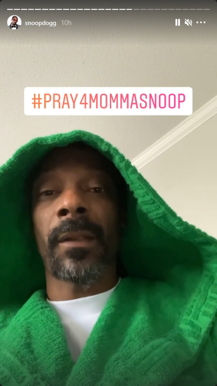Snoop Dogg via Instagram Story