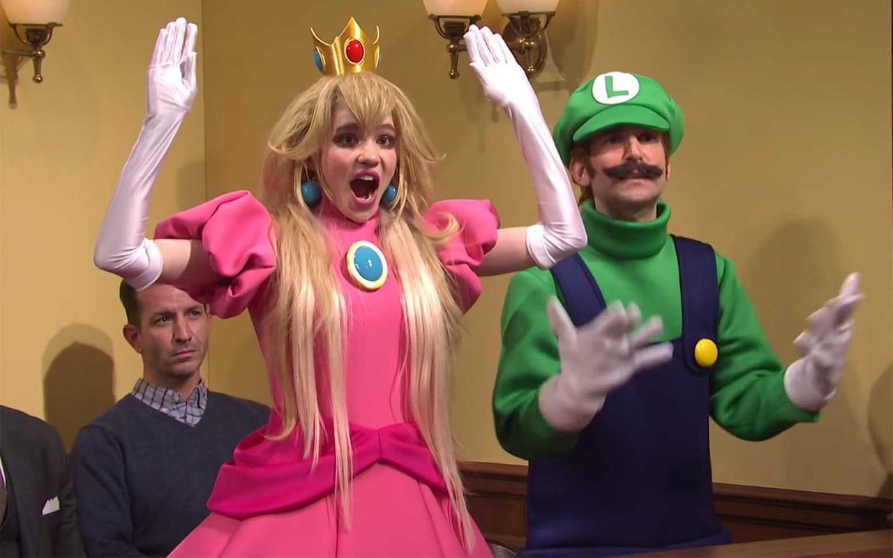 Grimes Makes 'SNL' Cameo When Elon Musk Tackles Super Mario Murder Trial Skit