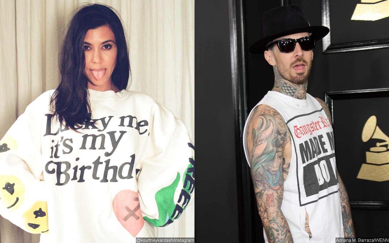 Kourtney Kardashian Proudly Shows Off Mother's Day Presents From BF Travis Barker 