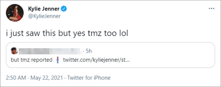 Kylie via Twitter