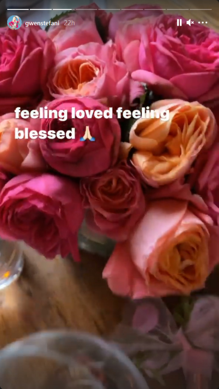 Gwen Stefani's IG Story