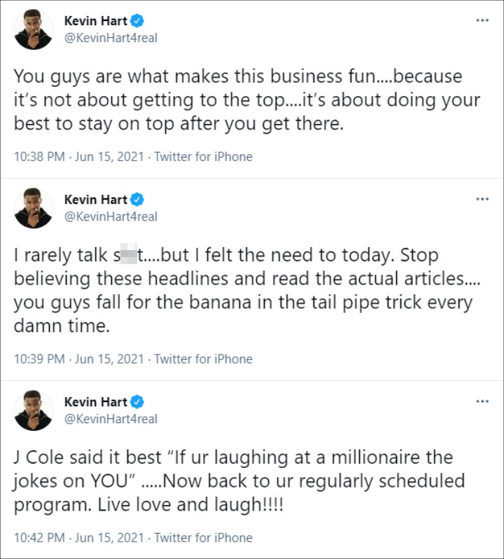 Kevin Hart via Twitter