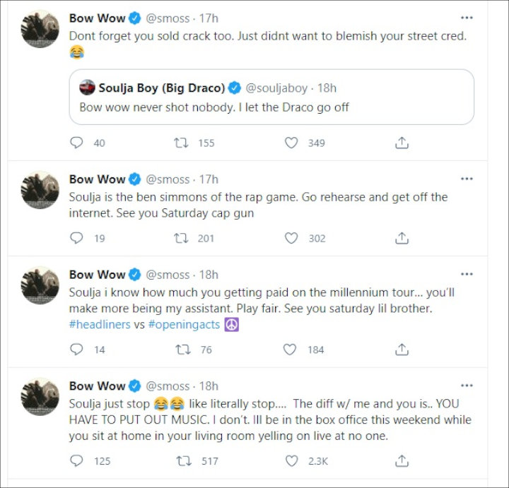 Bow Wow's Tweets