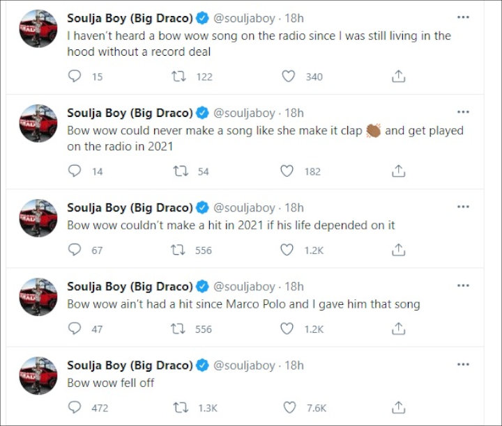 Soulja Boy's Tweets