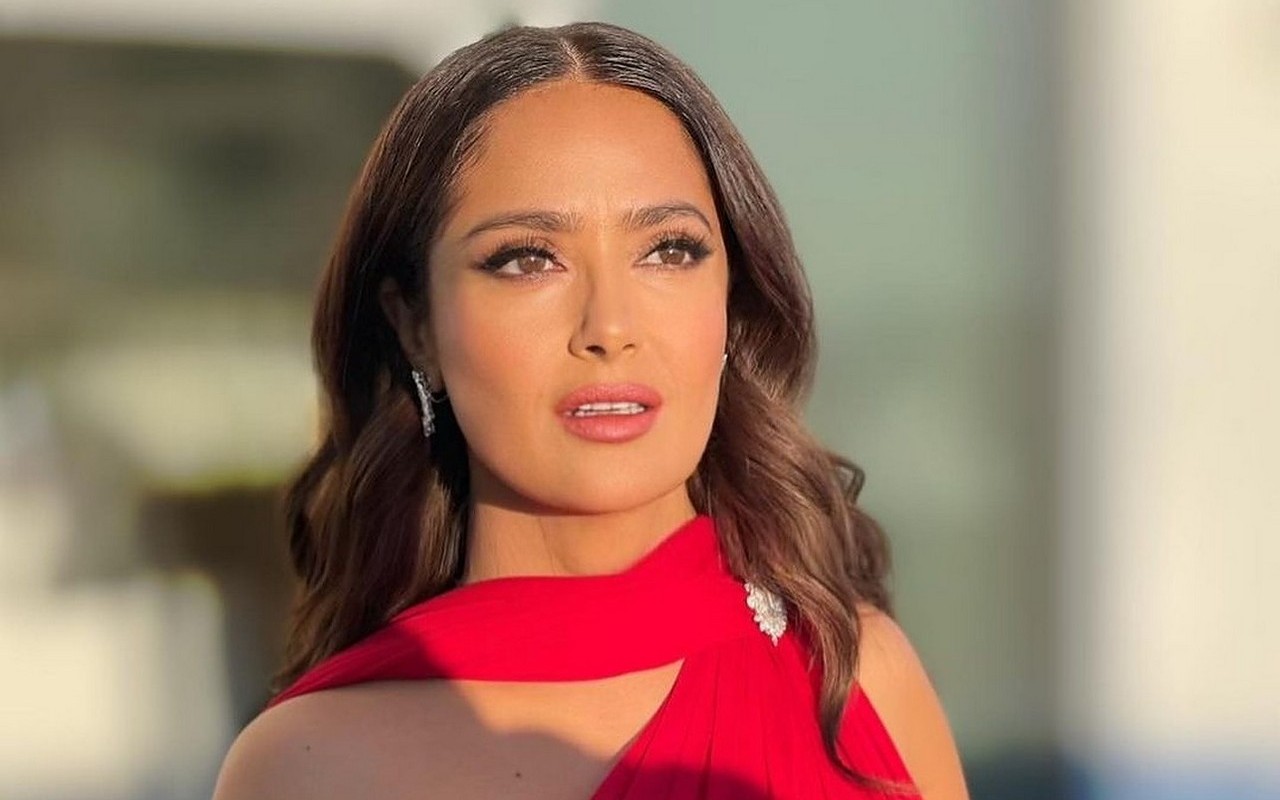 Salma Hayek Suffers Back Pain as Her Boobs Keep Growing While She Goes Through Menopause
