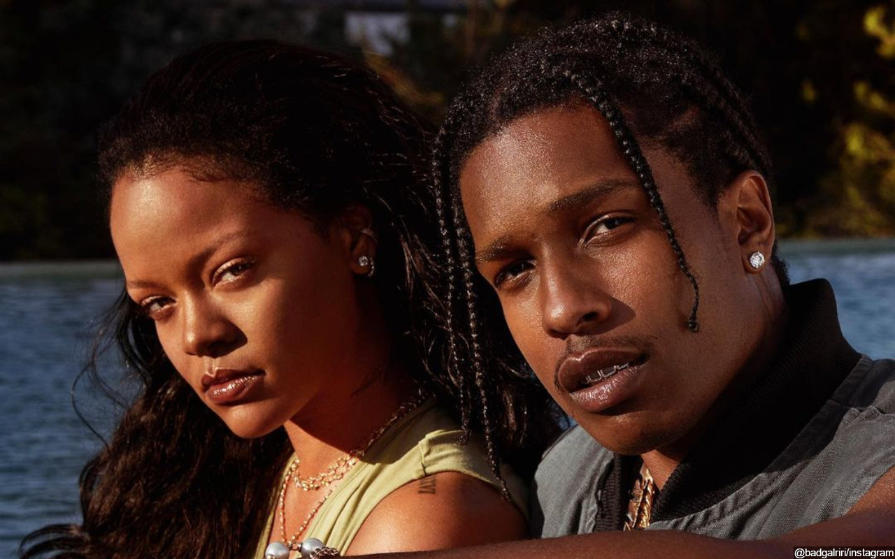 Rihanna's Beau A$AP Rocky Arguing With Bouncer Who Denies Her Entry to NY Bar