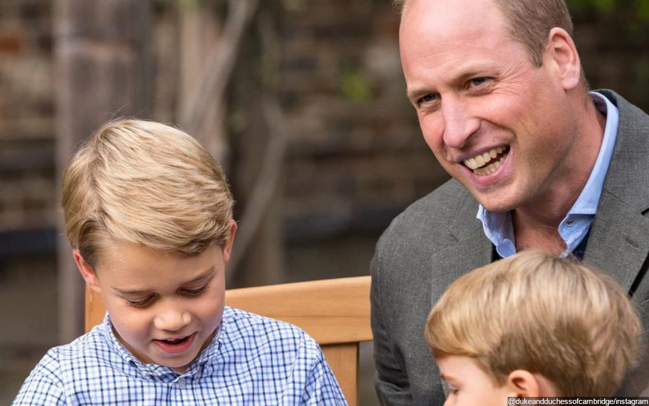 Prince William and Prince George Wear Matching Suit While Cheering on England's Soccer Team