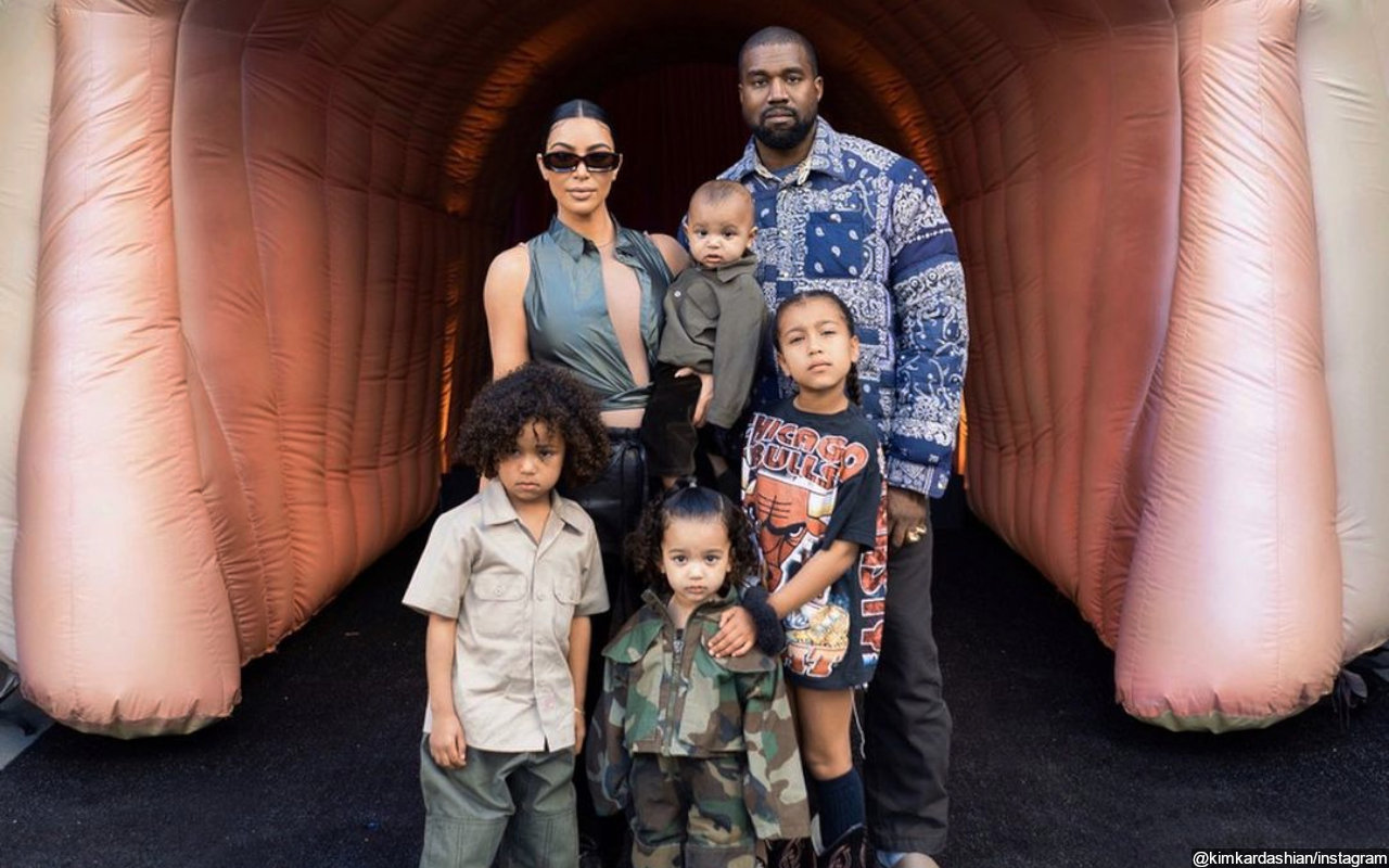 Kanye West and Kids Enjoy Mexico Trip While Kim Kardashian Travels Around Rome