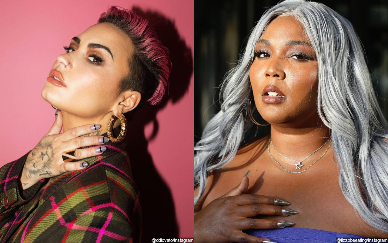 Demi Lovato Dubs Lizzo 'F**king Queen' After She Repeatedly Corrects Their Pronouns to Paparazzi