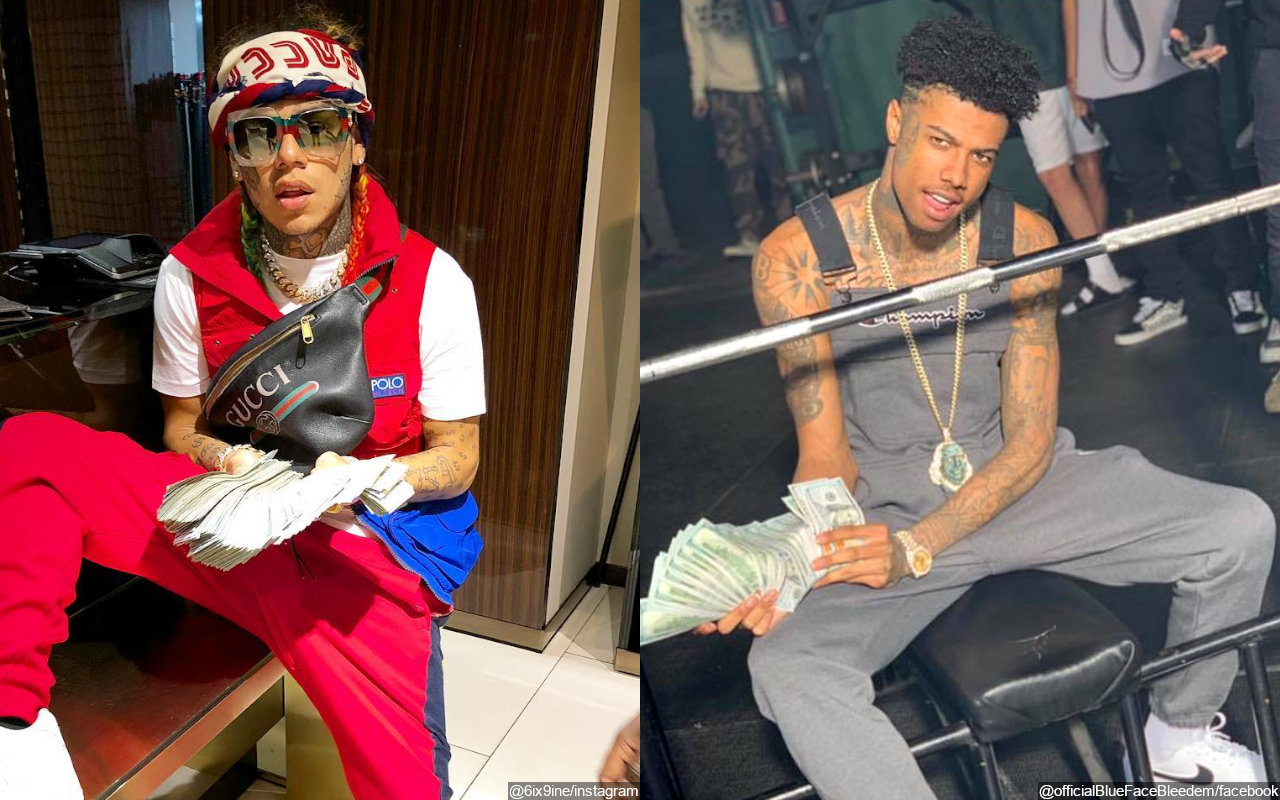 6ix9ine Brags About Having '23 Million Followers' After Blueface's Instagram Gets Deleted