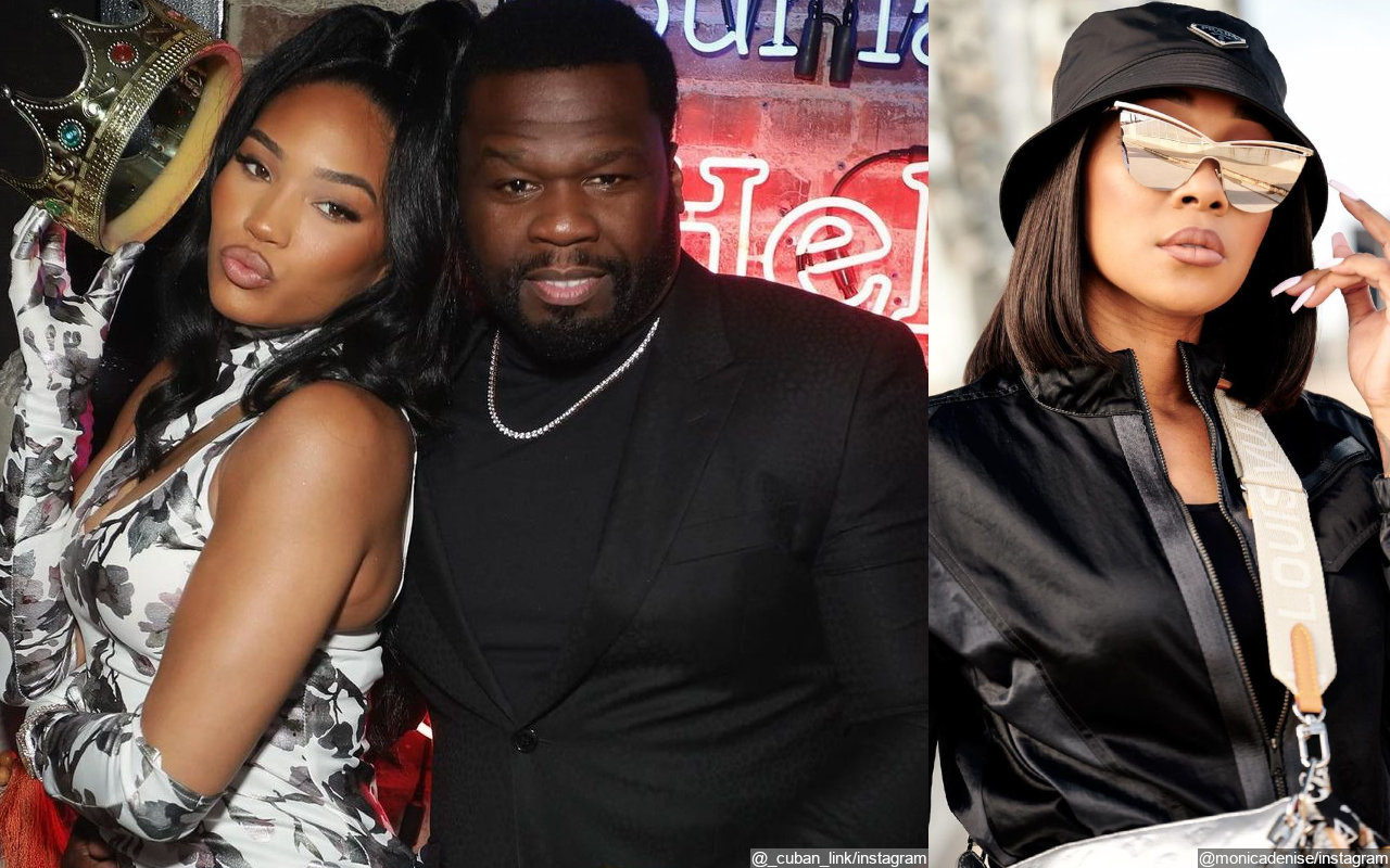 50 Cent Called Out as 'Petty King' by Monica Over His Tiny Gift to Girlfriend Cuban Link