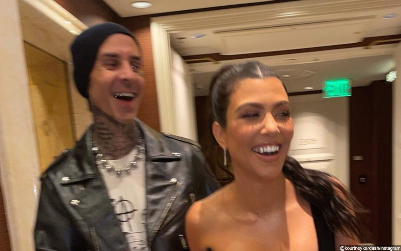 Kourtney Kardashian and Travis Barker Not Married, But Engaged in Las Vegas, Report Says