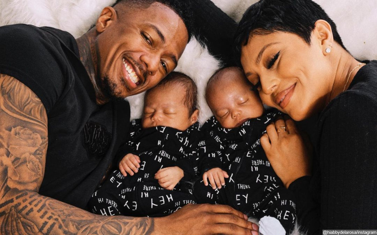 Nick Cannon All Smiles in First Family Pics With Abby De La Rosa and Their Twin Sons