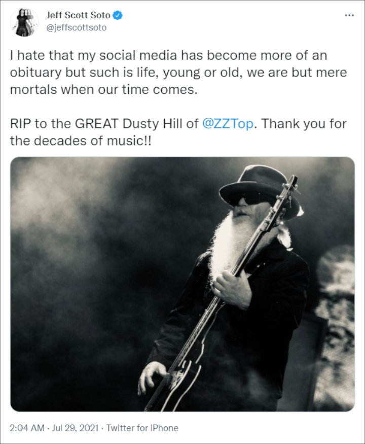Tribute to Dusty Hill